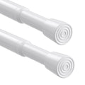 Tension Rod 80-150cm | White No-Drill Extendable 2-Pack