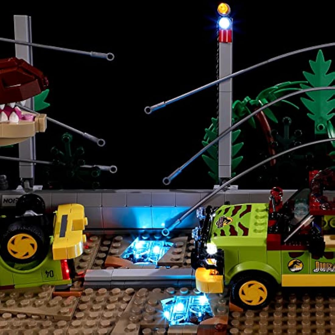Briksmax LED Lighting Kit for Lego T. rex Breakout 76956 Model
