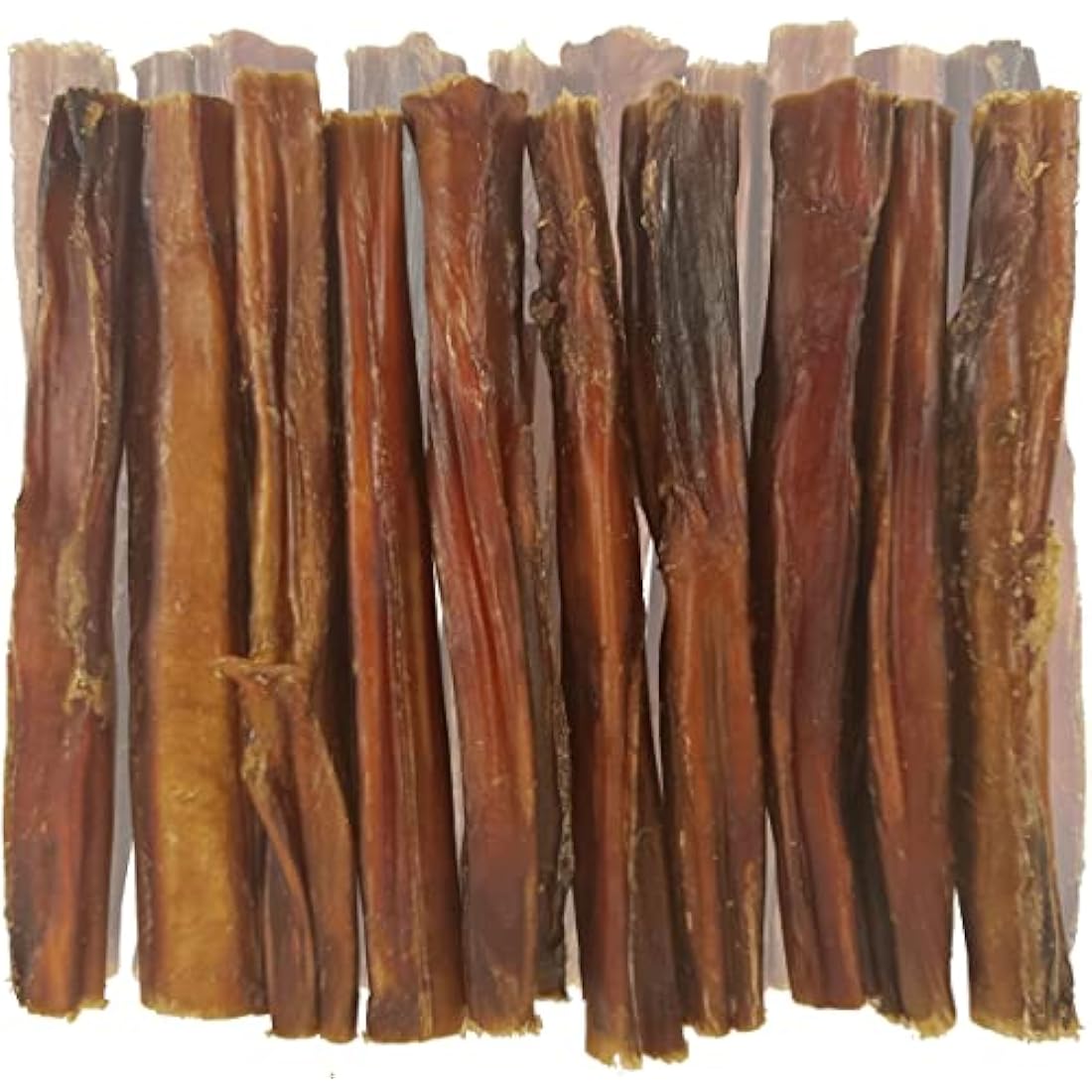 Britten & James 20 Thin Bully Sticks – Natural Beef Pizzle Dog Chews (12cm)