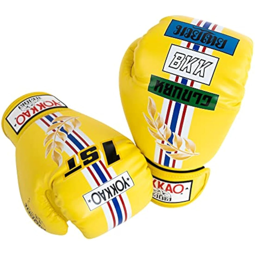YOKKAO Premium Leather Muay Thai Boxing Gloves – Training & Sparring