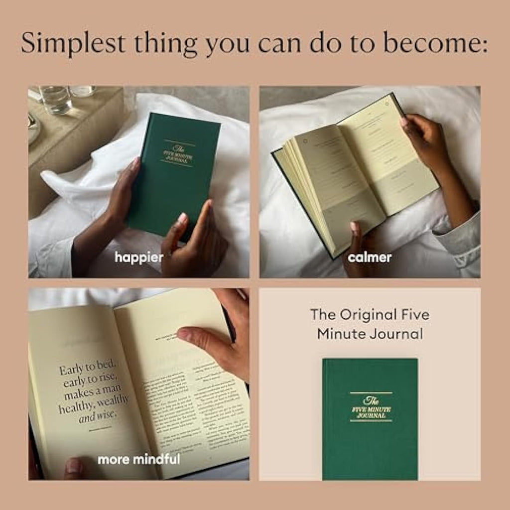 Intelligent Change Five Minute Journal | Undated Daily Gratitude Planner