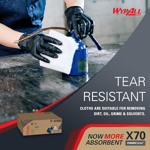 WypAll X70 Power Clean Reusable Cleaning Cloths | White - 300 Count