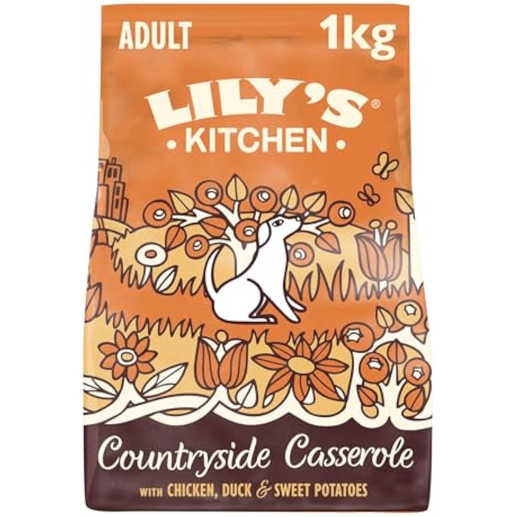Lily's Kitchen Grain-Free Dry Dog Food - Chicken & Duck (4 x 1kg)