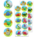 TownStix Dinosaur Stickers – 200 Self-Adhesive Decals for Party Favors