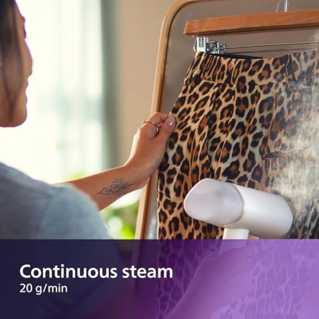 Philips 3000 Series Handheld Steamer | 1000W Foldable Travel Iron