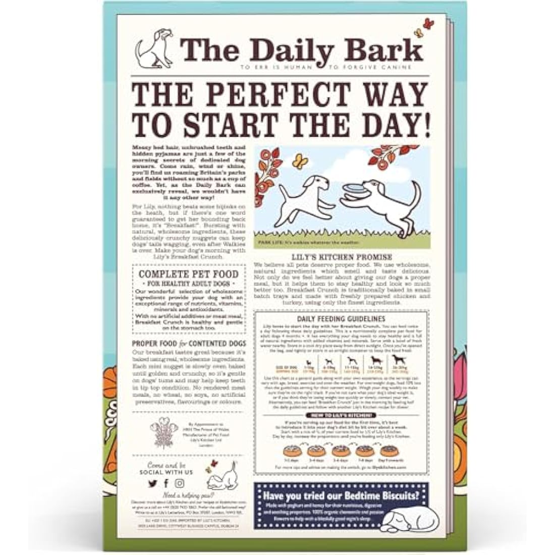 Lily's Kitchen Breakfast Crunch Dry Dog Food – Chicken & Turkey, 800g