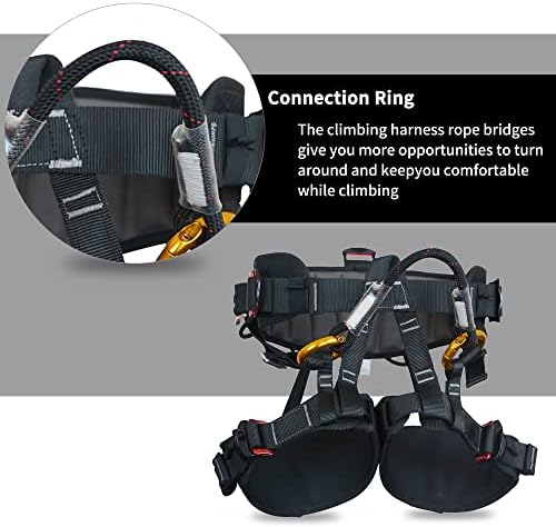 Jolof Store Half Body Safety Harness – Adjustable Climbing & Rescue Belt