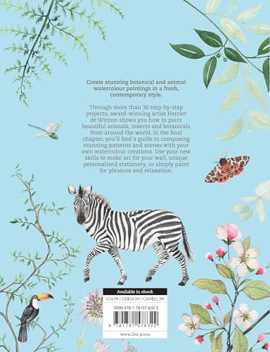 Watercolour Painting Guide: Birds, Bees & Blossoms by