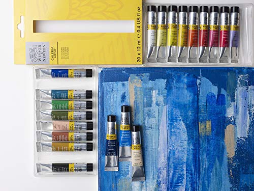 Winsor & Newton Galeria Acrylic Paint Set - 20 x 10ml Vibrant Tubes