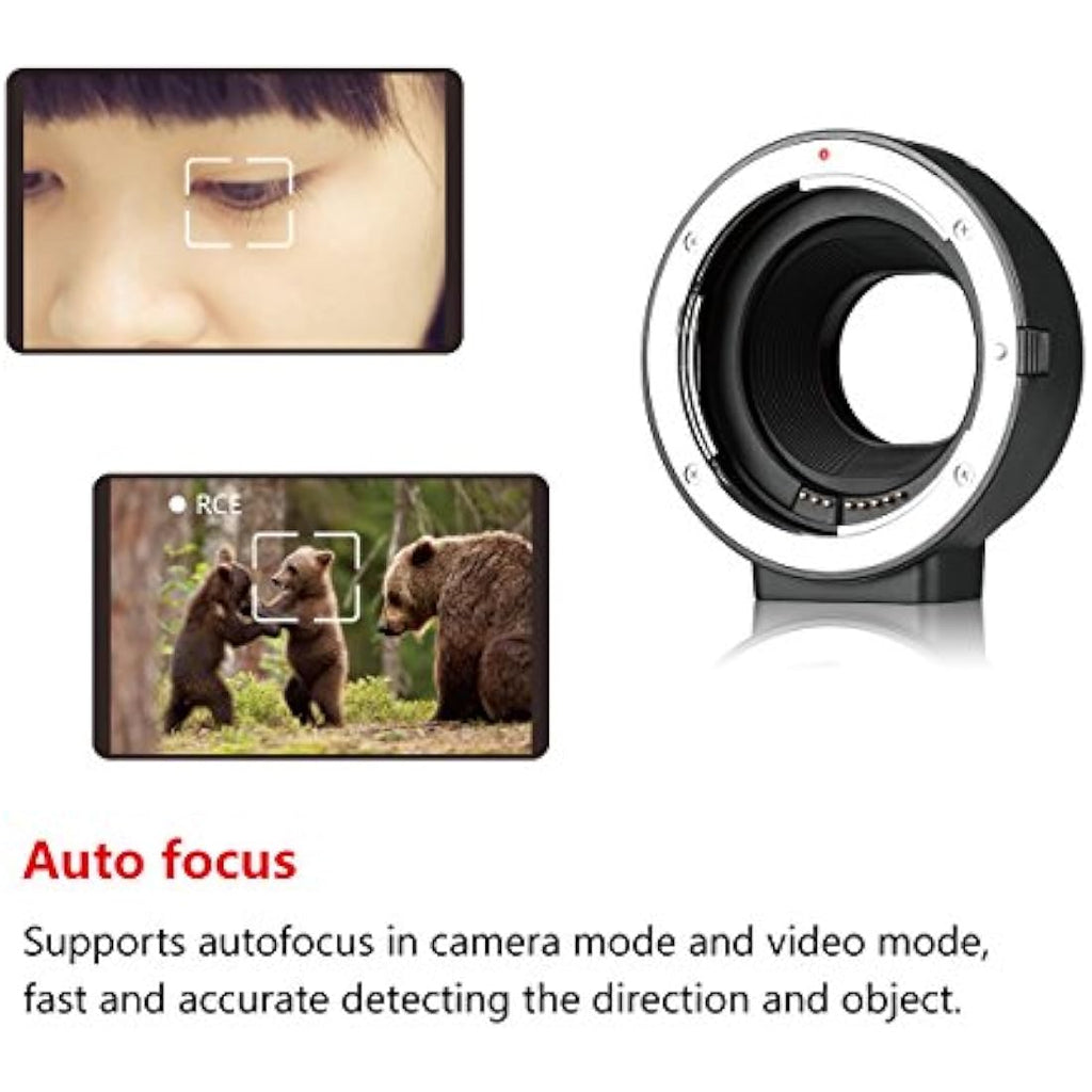 Meike MK-C-AF4 Lens Adapter | Canon EF/EF-S to EOS M Mirrorless Mount