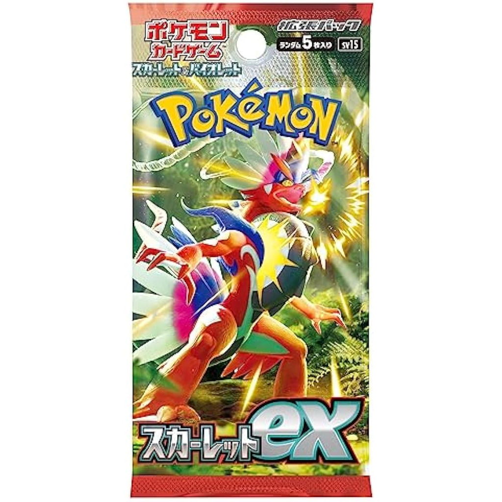 Pokemon Scarlet ex Booster Box – Japanese Scarlet & Violet TCG (30 Packs)