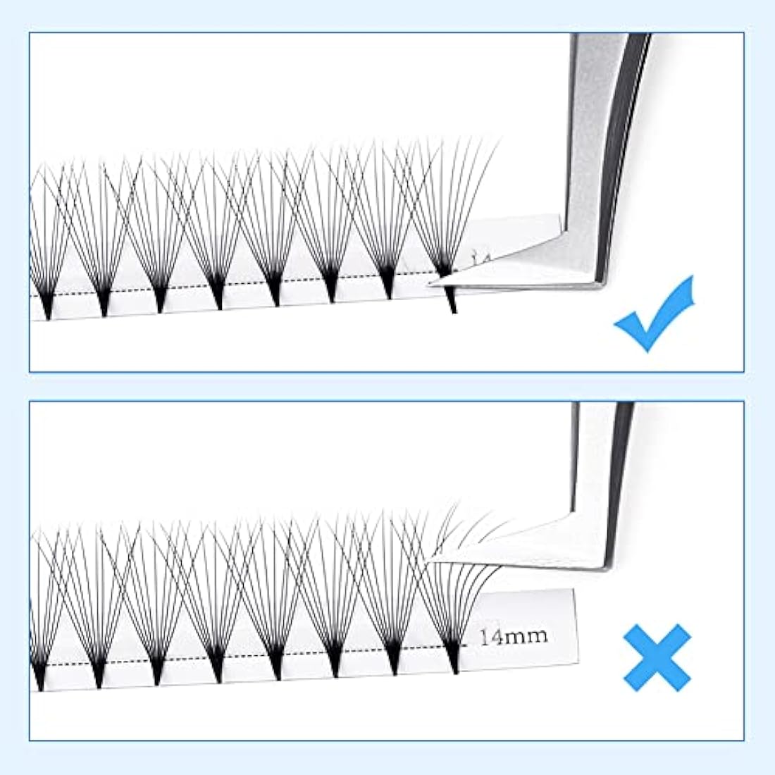 Gemerry 10D Premade Fan Eyelash Extensions | Russian Volume 0.07mm C Curl