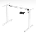 ERGOMAKER Electric Standing Desk Frame, Heavy Duty Steel, White - image 1
