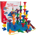 edx education Giant Geo Pegs and Board Set – Montessori Learning Toy