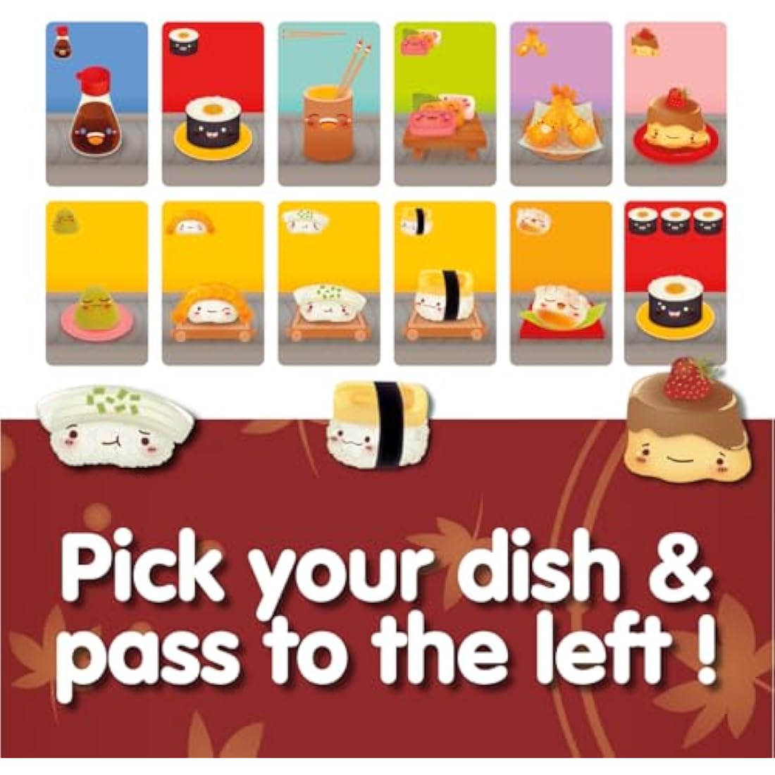 Sushi Go! Card Game by Gamewright – Fast-Paced Family Strategy Game