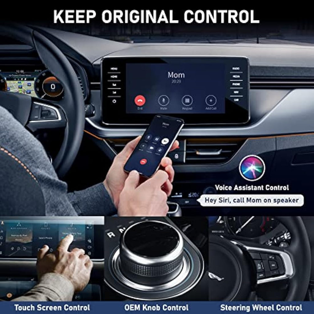 Sixriver Wireless CarPlay Adapter – Plug & Play Dongle for iPhone iOS