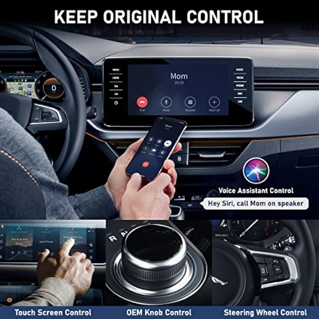 Sixriver Wireless CarPlay Adapter – Plug & Play Dongle for iPhone iOS