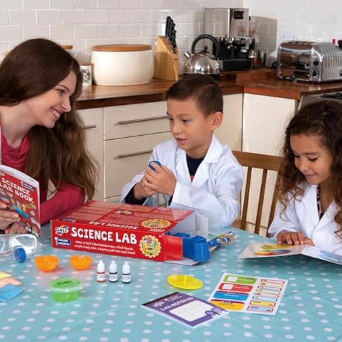Galt Science Lab – STEM Discovery Kit with 20 Experiments for Ages 6+