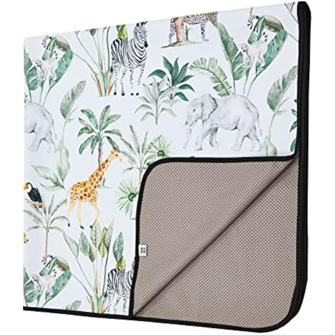 Baby Splash Mat – Waterproof Non-Slip Tropical Jungle