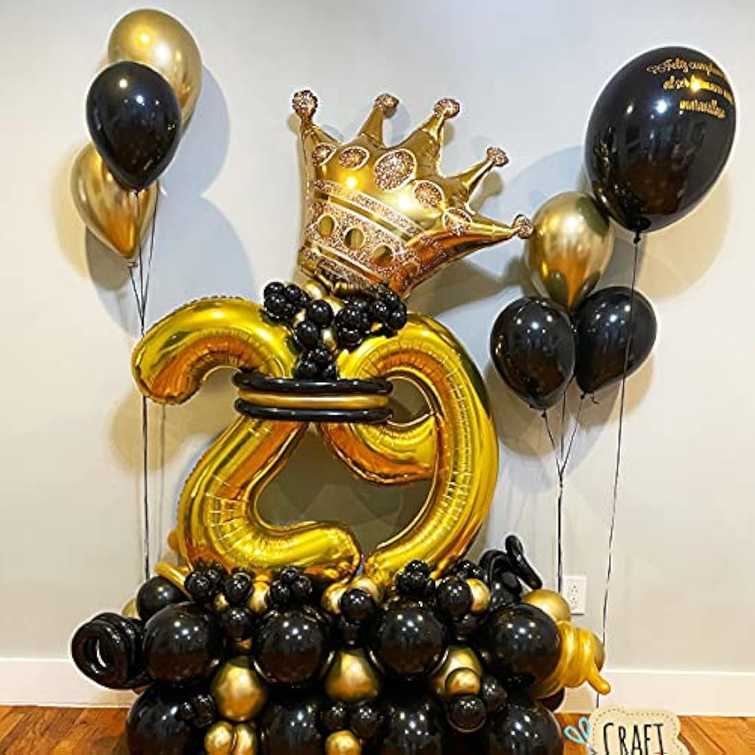 Jolof Store Gold Number 2 Balloon – 40 Inch Giant Foil Mylar Decoration