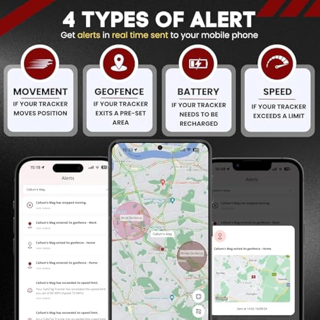 SafeTag Mag 4G Magnetic GPS Tracker – 4G LTE Real-Time Vehicle Security