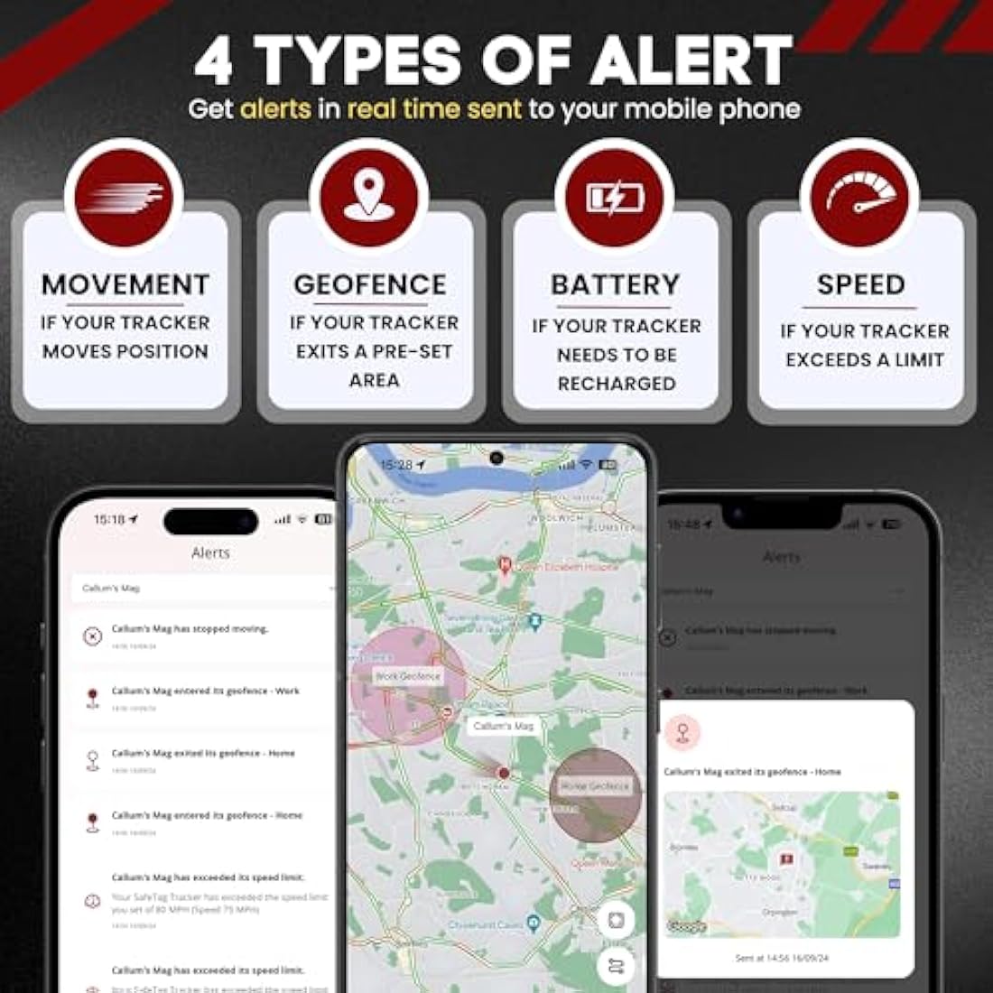 SafeTag Mag 4G Magnetic GPS Tracker – 4G LTE Real-Time Vehicle Security