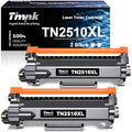 Timink TN2510XL High-Yield Black Toner for Brother HL-L2400DWE (2-Pack)