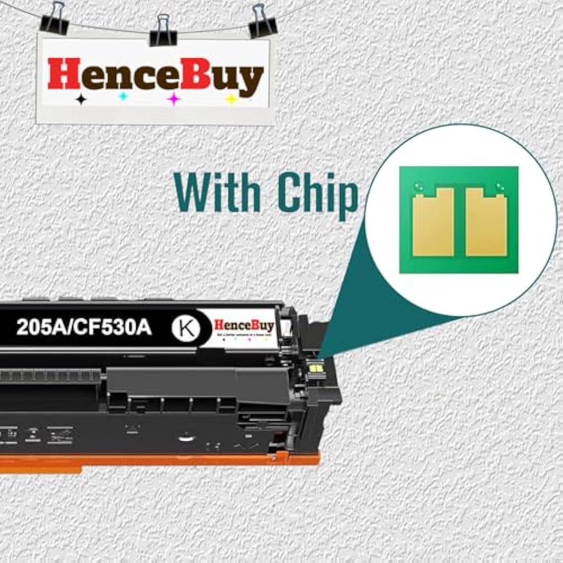 HenceBuy 205A CF530A Toner Cartridges for HP Color LaserJet Pro M181fw, 4-Pack
