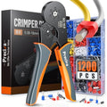 Preciva Ferrule Crimping Tool | 0.08-16mm² Ratchet Wire Crimper Pliers