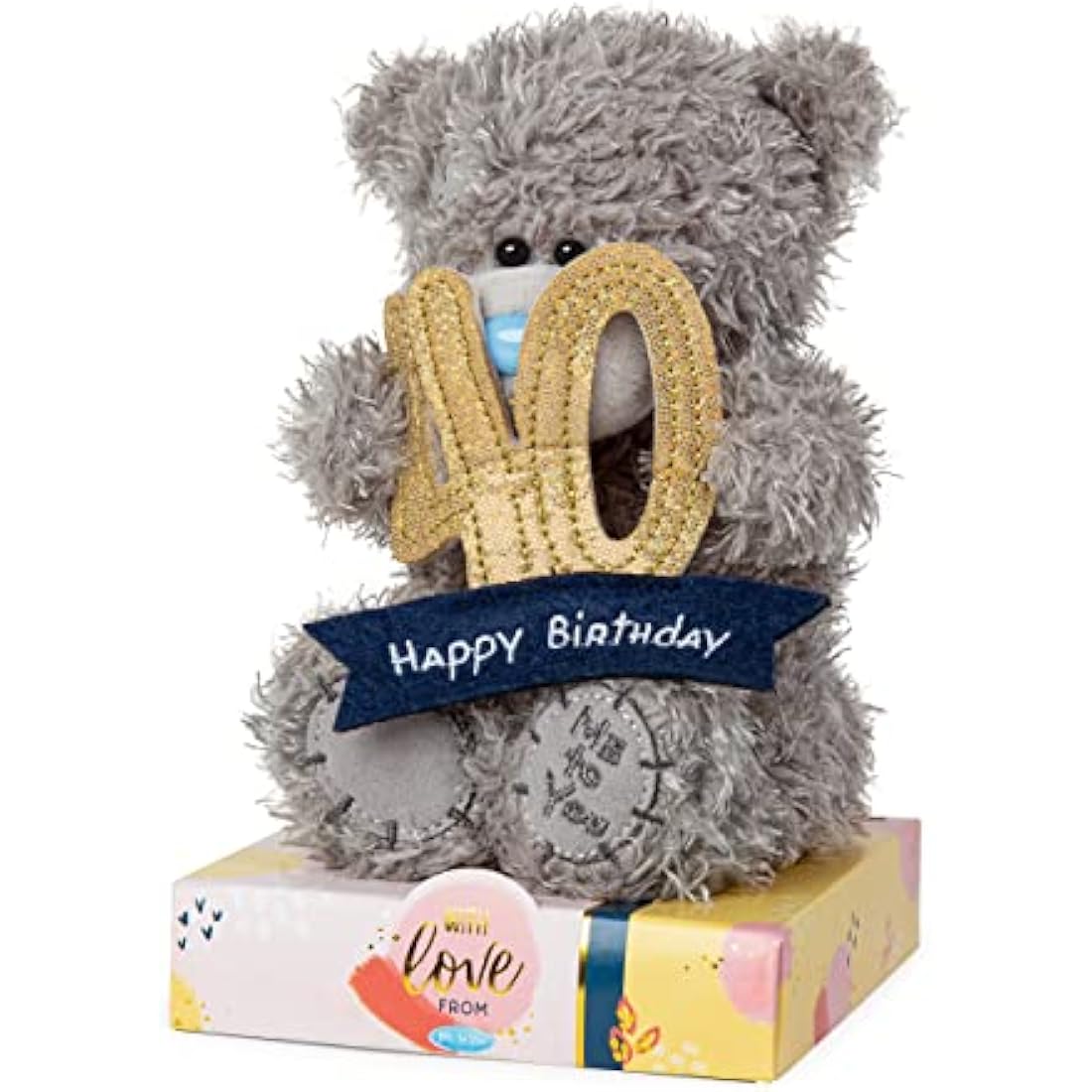 Me to You Tatty Teddy 40th Birthday Plush Bear – 15cm Keepsake Gift