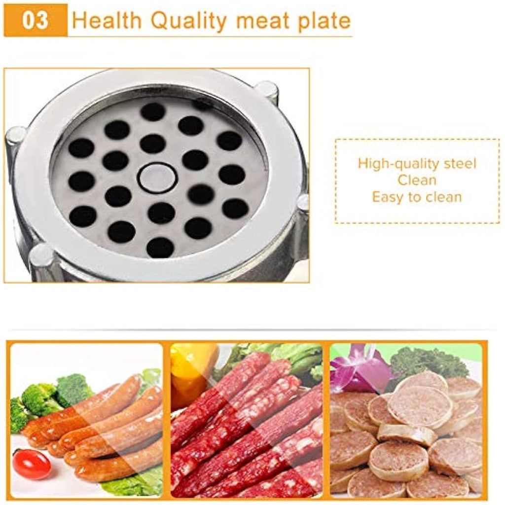 Jolof Store Manual Meat Grinder – Aluminum Alloy Mincer & Sausage Stuffer