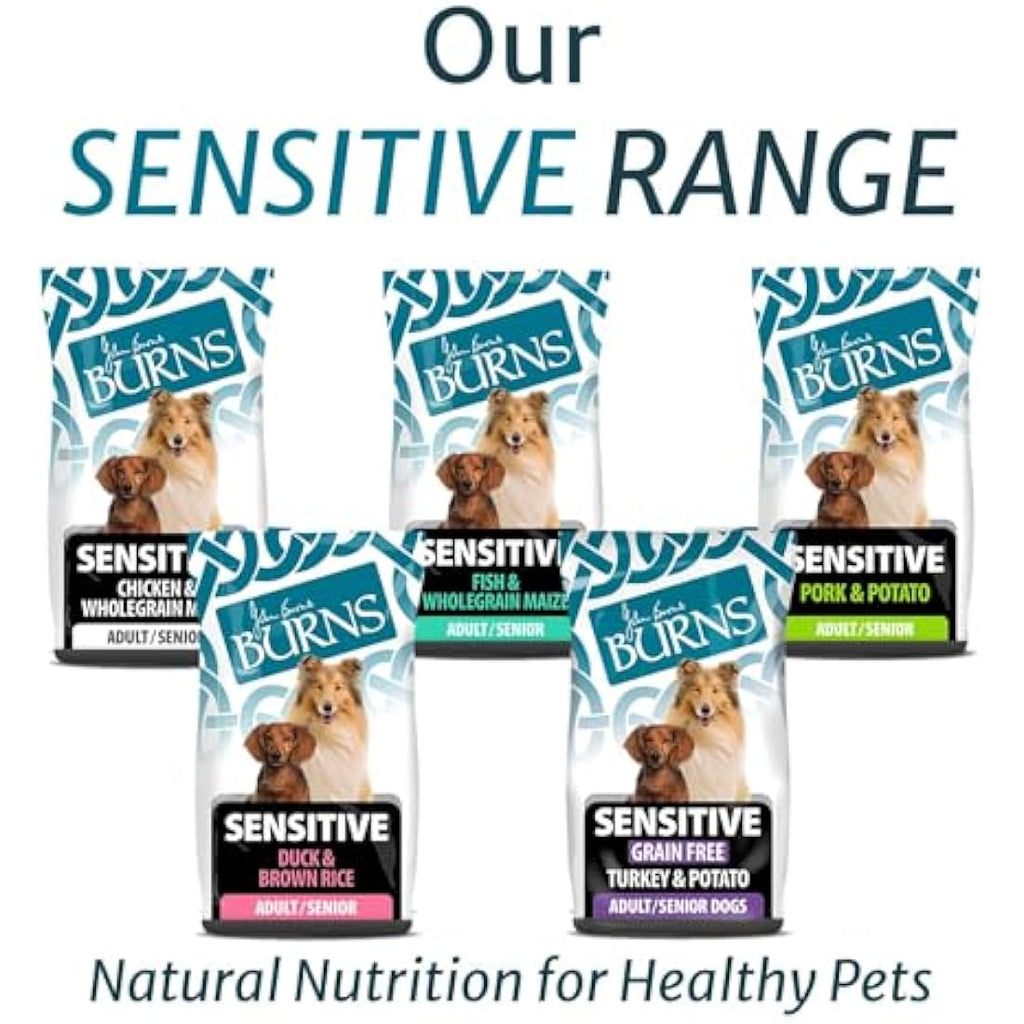 Burns Pet Nutrition Duck & Brown Rice Hypoallergenic Dog Food - 12kg