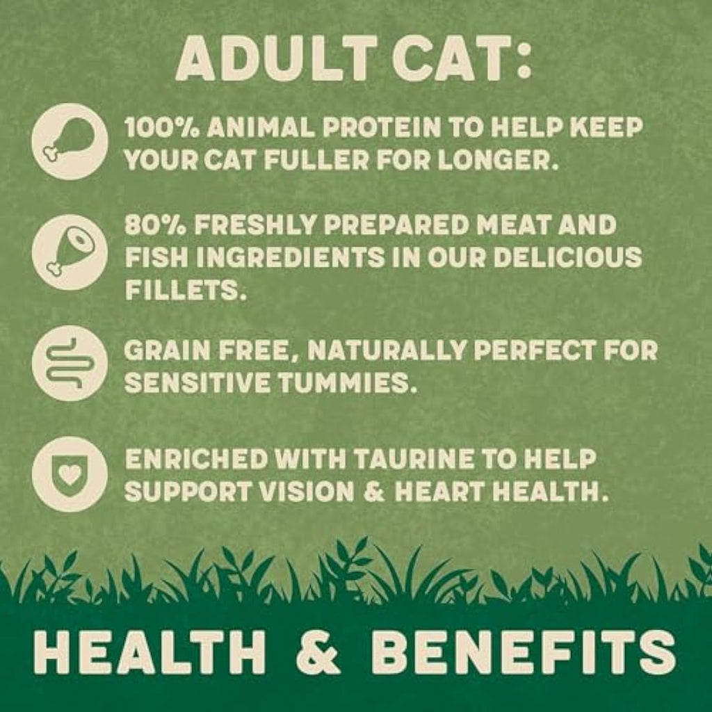 Harringtons Grain Free Wet Cat Food Mixed Jelly 72x85g Multi-Pack