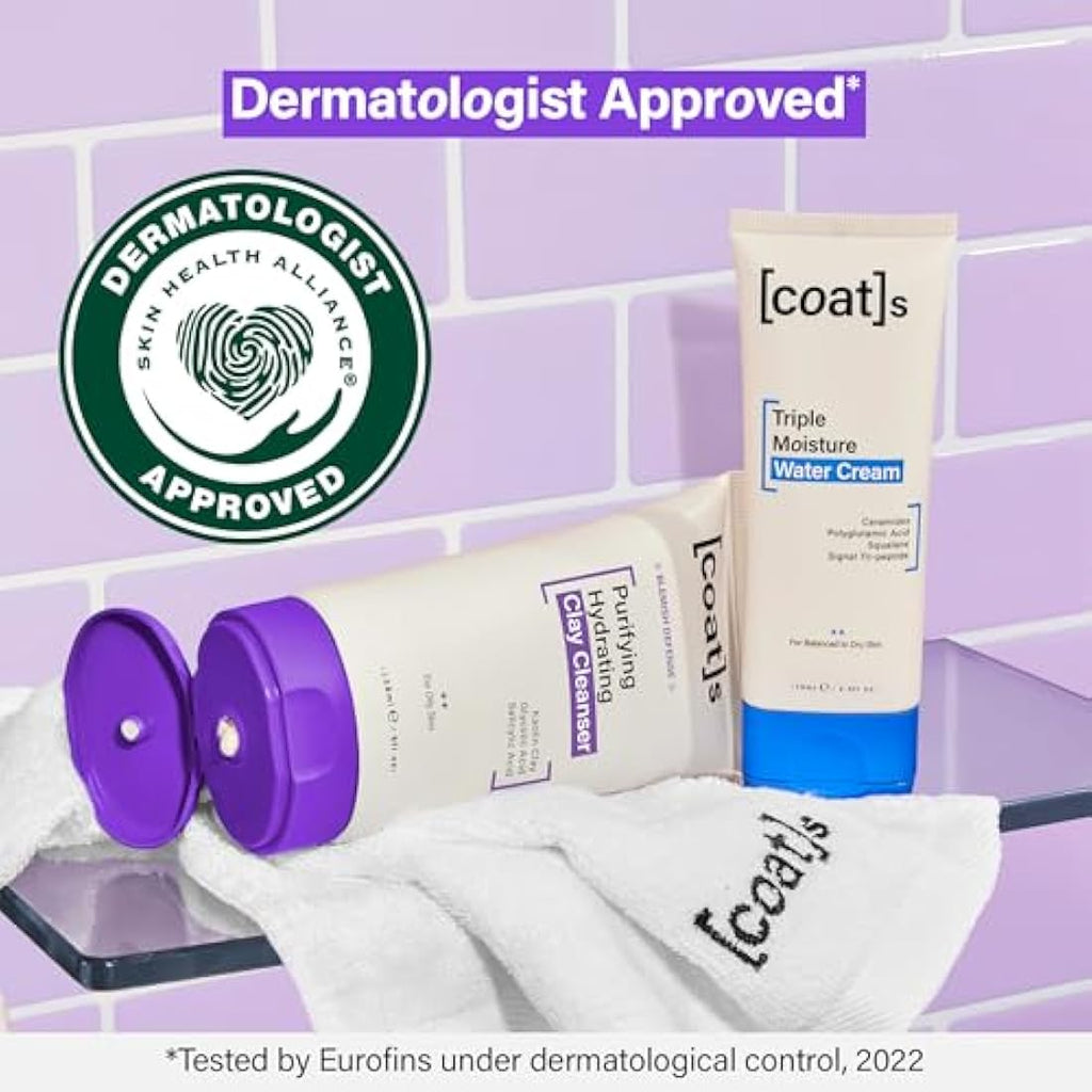 Coats Blemish Defence Duo – Clay Cleanser & Water Cream for Oily Skin