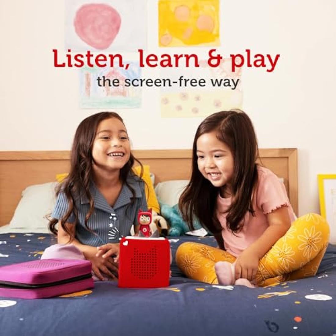tonies Toniebox Julia Donaldson Bundle - Blue Audio Player with 5 Tonies