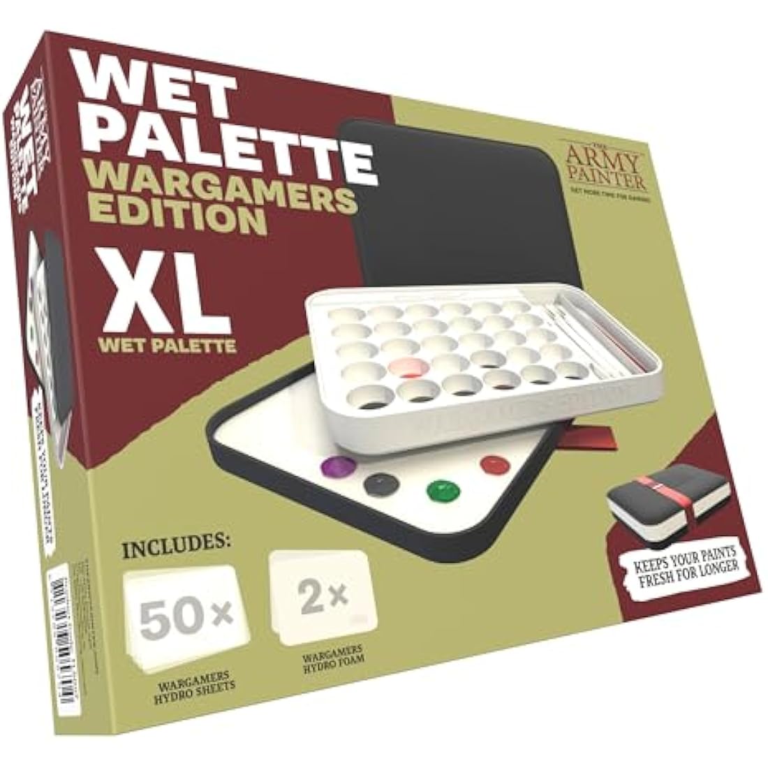 The Army Painter Wet Palette XL – Wargamers Edition for Miniatures