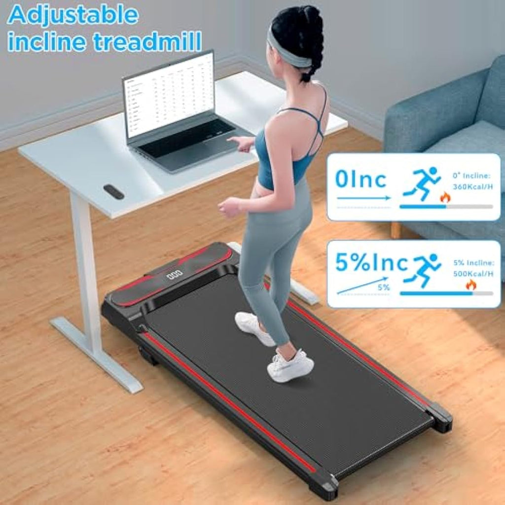 Jolof Store 3-in-1 Walking Pad with 5% Incline | Under Desk Treadmill