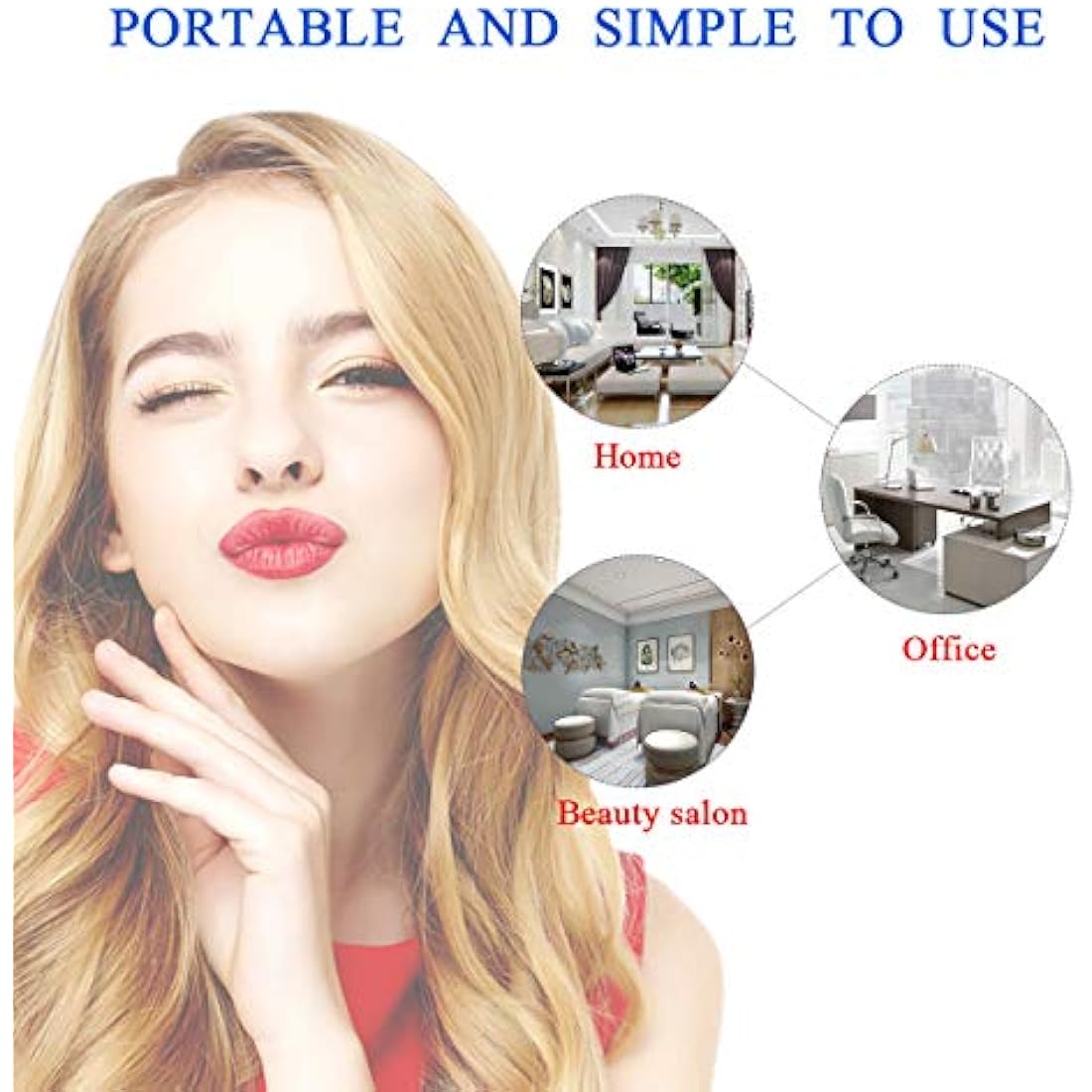 FAZJEUNE 5-in-1 High Frequency Facial Wand | Skin Tightening & Acne Device