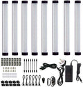 AlBOO Dimmable LED Under Cabinet Kitchen Lights - 8 Pack 6000K White