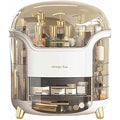 Jolof Store Makeup Organizer – Large Acrylic Skincare Storage Case with Drawers