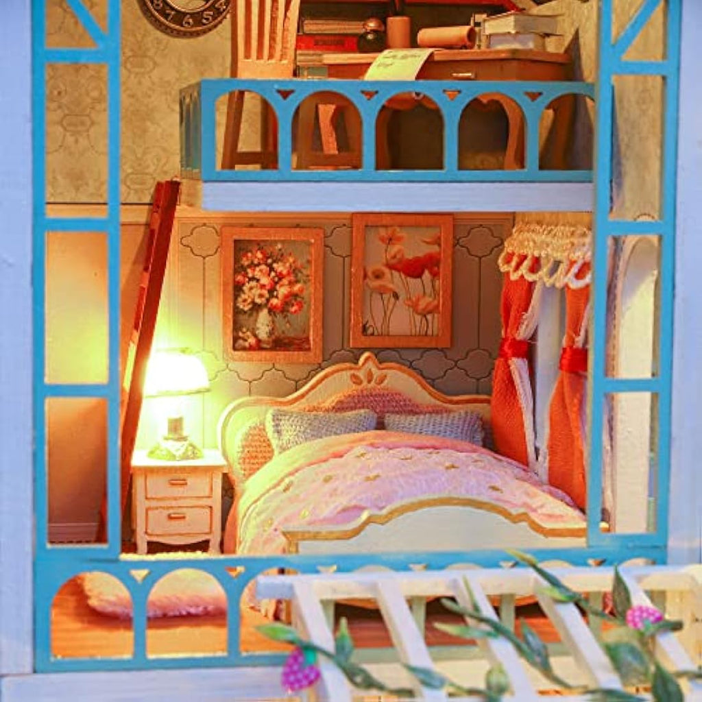 DIY Miniature Dollhouse Kit - Happy Jungle Resort Model