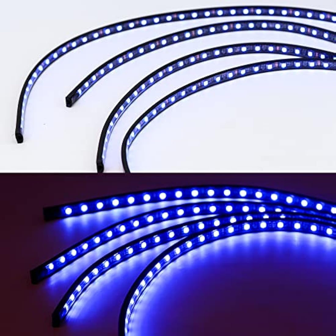 GDICONIC RGB LED Underglow Car Light Kit | App Control Neon Strip Lights