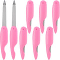 Housoutil Foldable Metal Nail Files – 8 Pack Mini Manicure Strips