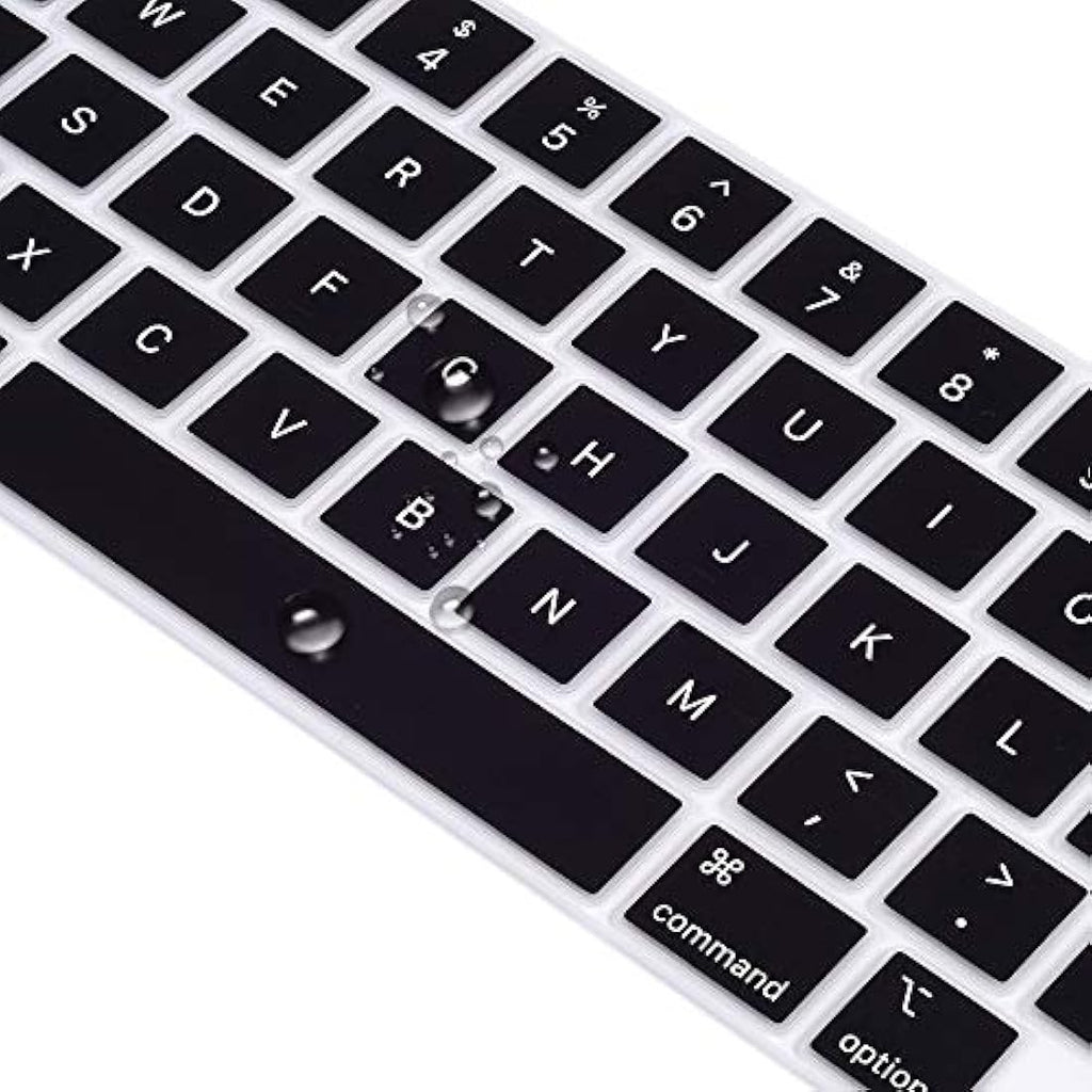 Silicone Keyboard Cover for MacBook Pro 13 & 16 Inch – Black