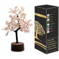 Wonder Care Rose Quartz Crystal Tree – 300 Beads Feng Shui Healing Decor