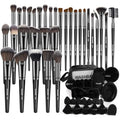 MAANGE 54 Pcs Professional Makeup Brush Set | Synthetic Tools with Bag