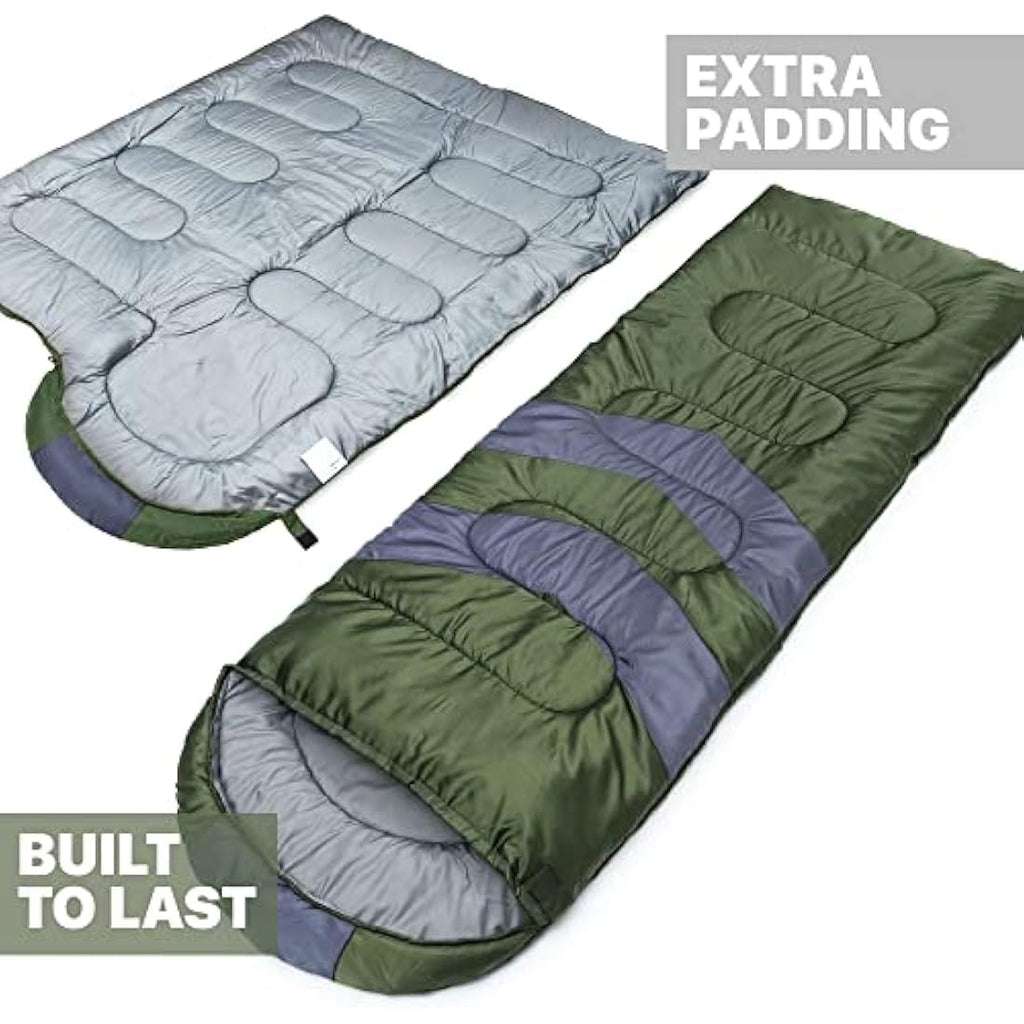 MalloMe 3-4 Season Sleeping Bag | Waterproof Ultralight Cold Weather Gear