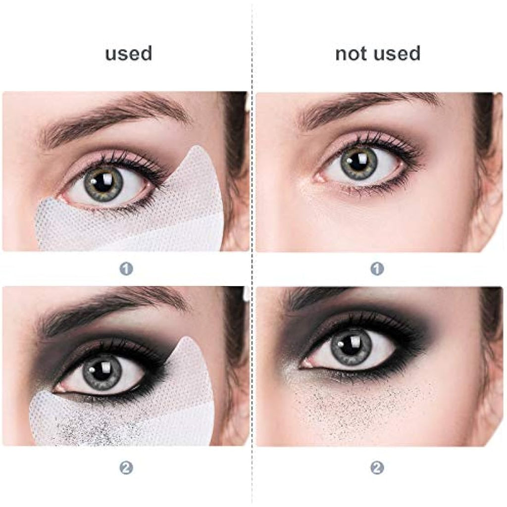 Eyeshadow Shields | 100 Pcs Non-Woven Eyelash Tint Stencils