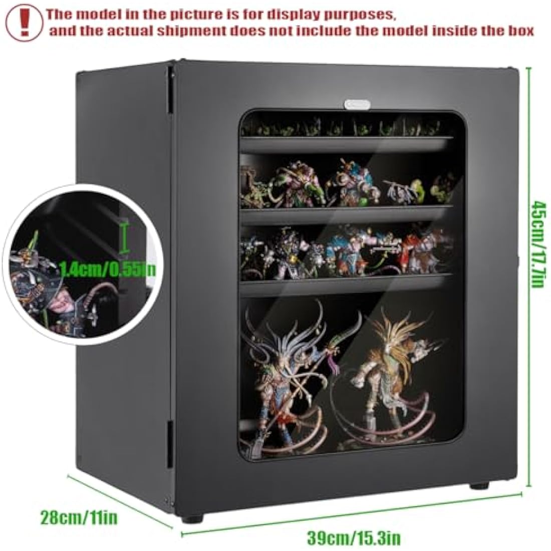 Jolof Store Miniature Transport Case | Stackable 5-Tray Warhammer Case