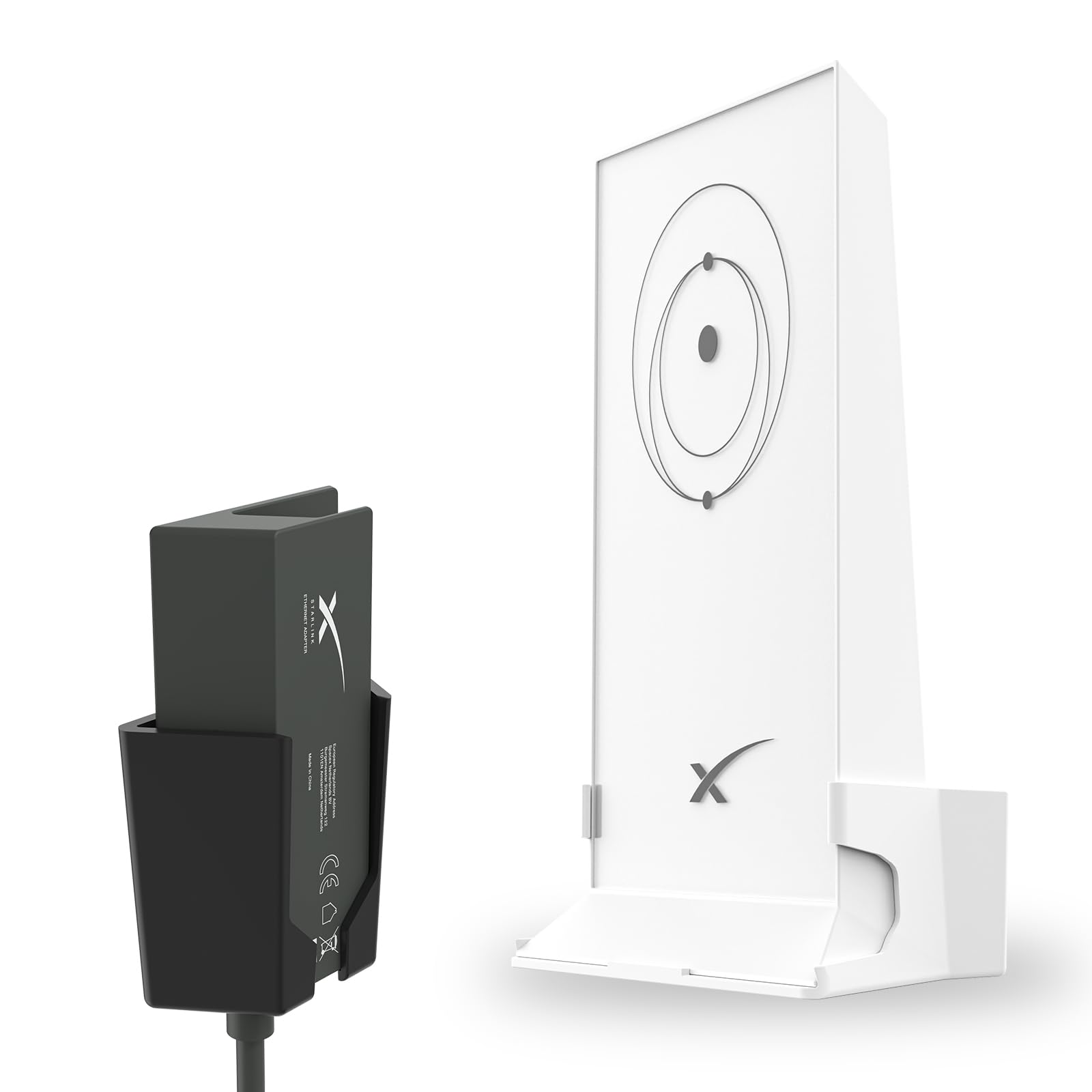 Wall Mount Bracket for StarLink Mesh Router V2 & Adapter